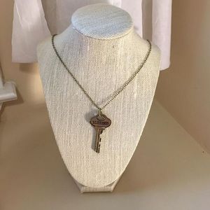 “BLESSED” Key Necklace